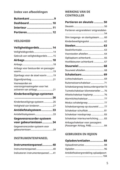 2023-2026 BYD Seal U EV Owner's Manual | Dutch
