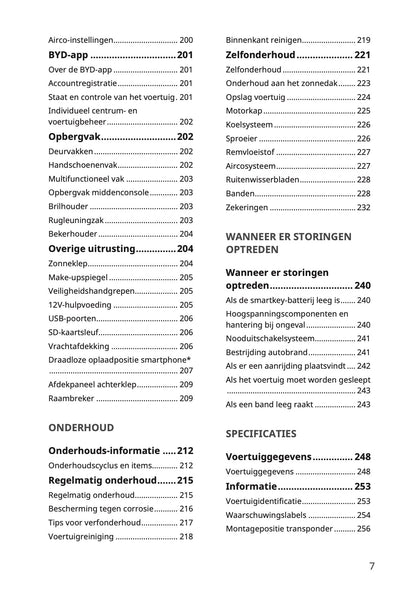 2023-2026 BYD Seal U EV Owner's Manual | Dutch