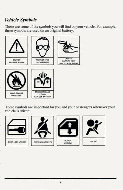 1995 Cadillac Fleetwood Owner's Manual | English