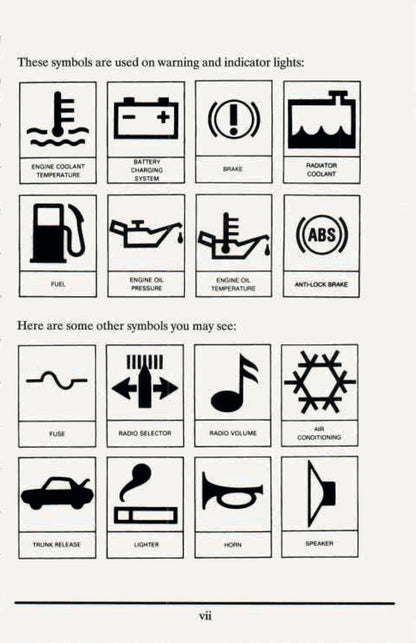 1995 Cadillac Fleetwood Owner's Manual | English