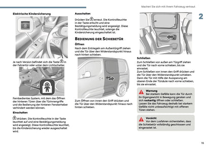 2025 Citroën Berlingo/Berlingo Van Owner's Manual | German