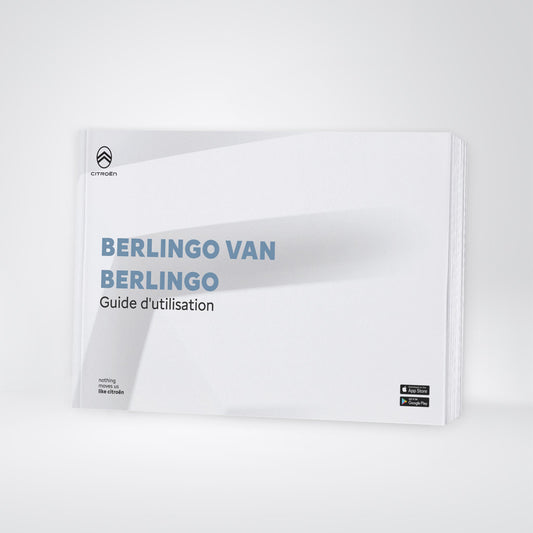 2024 Citroën Berlingo/ë-Berlingo/Berlingo Van/ë-Berlingo Van Manuel du propriétaire | Français