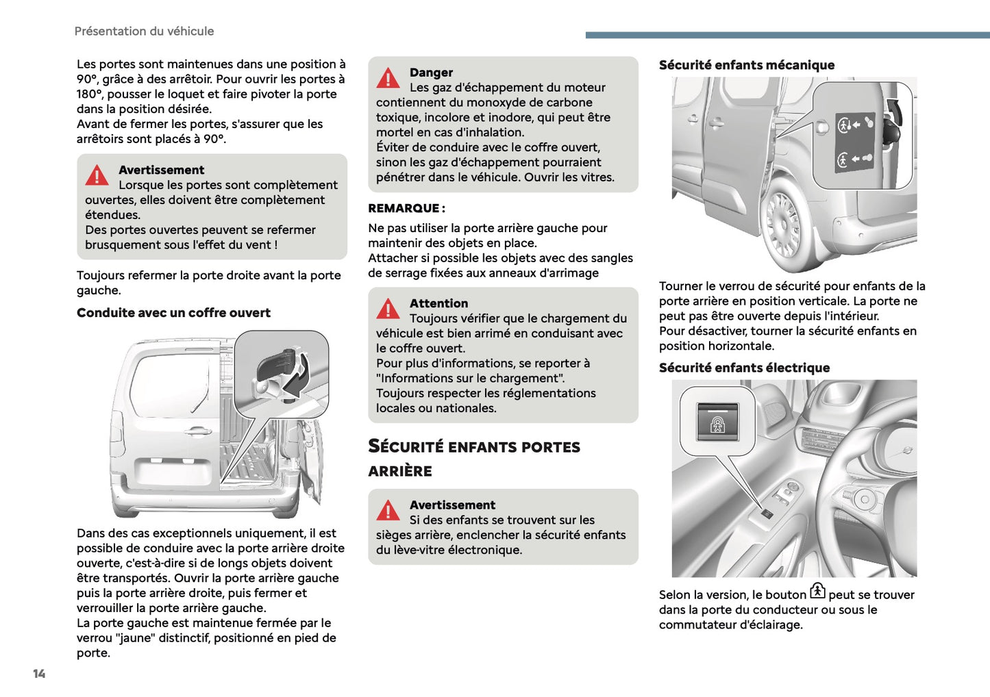 2025 Citroën Berlingo/Berlingo Van Owner's Manual | French