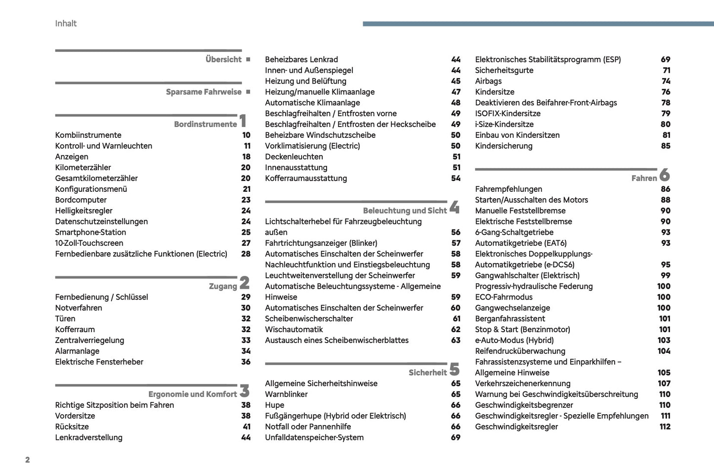 2024-2025 Citroën C3 Aircross Owner's Manual | German