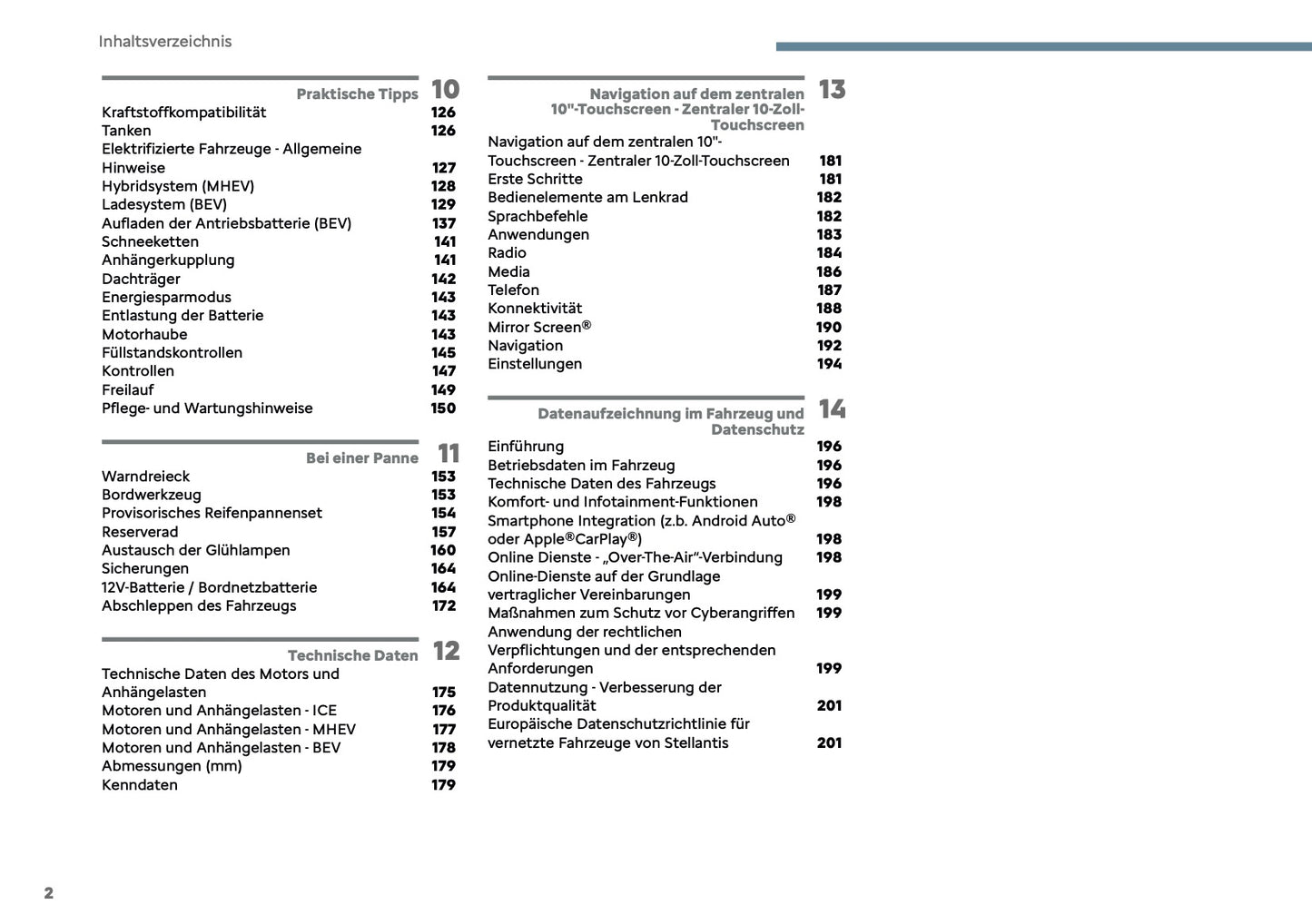 2025 Citroën C3 Owner's Manual | German