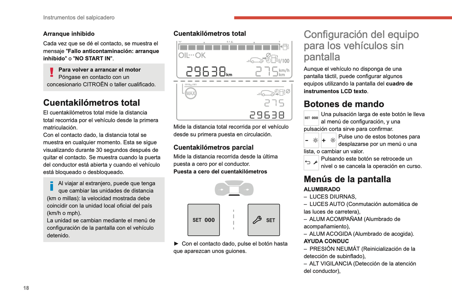 2022-2024 Citroen C3 Gebruikershandleiding | Spaans