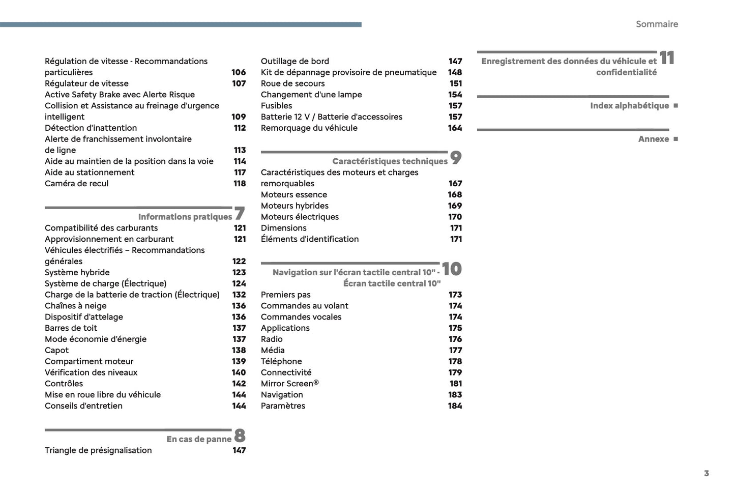 2024-2025 Citroën C3 Owner's Manual | French