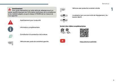 2025 Citroën C3 Owner's Manual | French