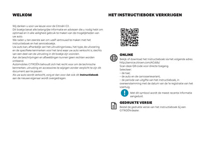 2025 Citroën C3 Gebruikershandleiding | Nederlands