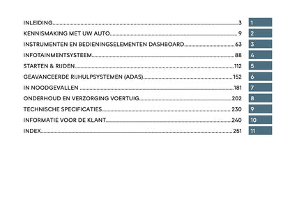 2026 Citroën C3 Aircross Owner's Manual | Dutch