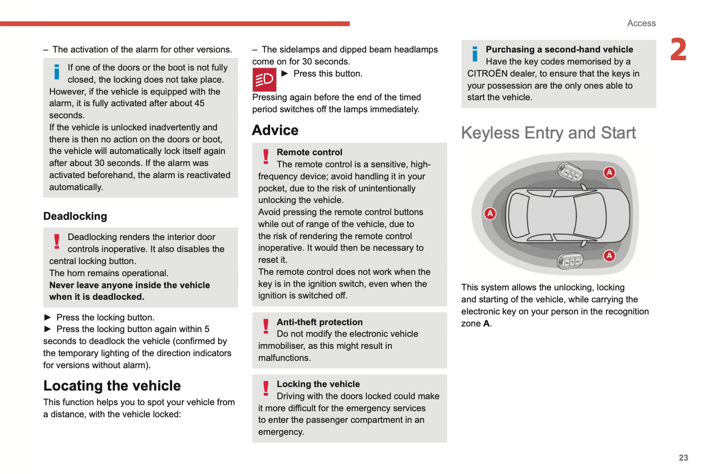 2022-2024 Citroen C3 Manuel du propriétaire | Anglais