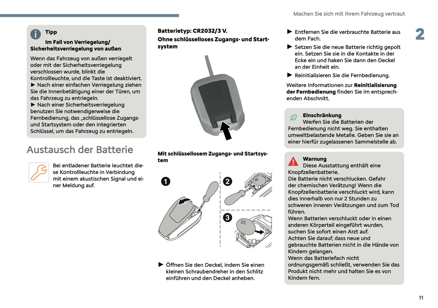 2026 Citroën C4/C4 X Owner's Manual | German