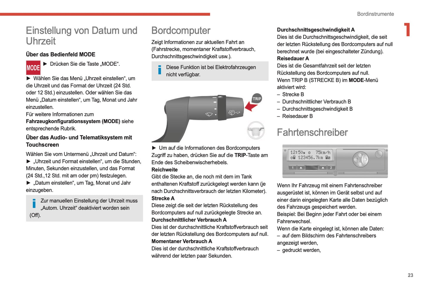 2021-2024 Citroën Jumper/Relay Owner's Manual | German
