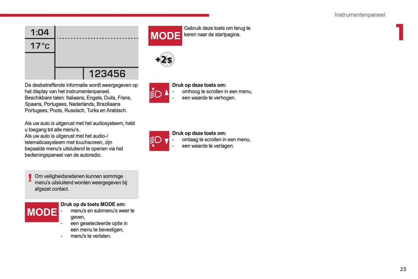 2017-2019 Citroën Jumper Owner's Manual | Dutch