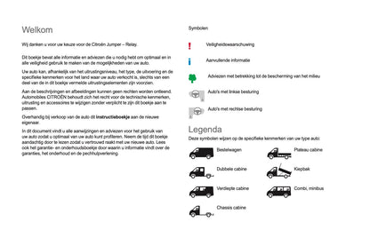 2017-2019 Citroën Jumper Owner's Manual | Dutch