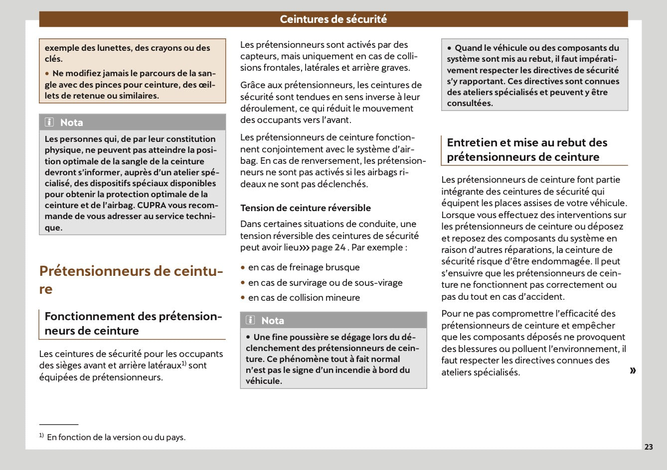 2022 Cupra Ateca Manuel du propriétaire | Français
