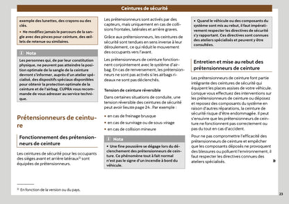 2022 Cupra Ateca Manuel du propriétaire | Français