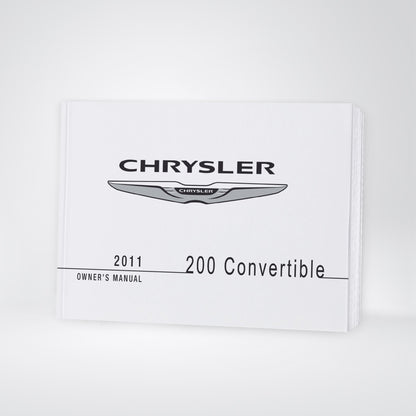 2011 Chrysler 200 Convertible Owner's Manual | English US