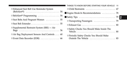 2011 Chrysler 200 Convertible Owner's Manual | English US