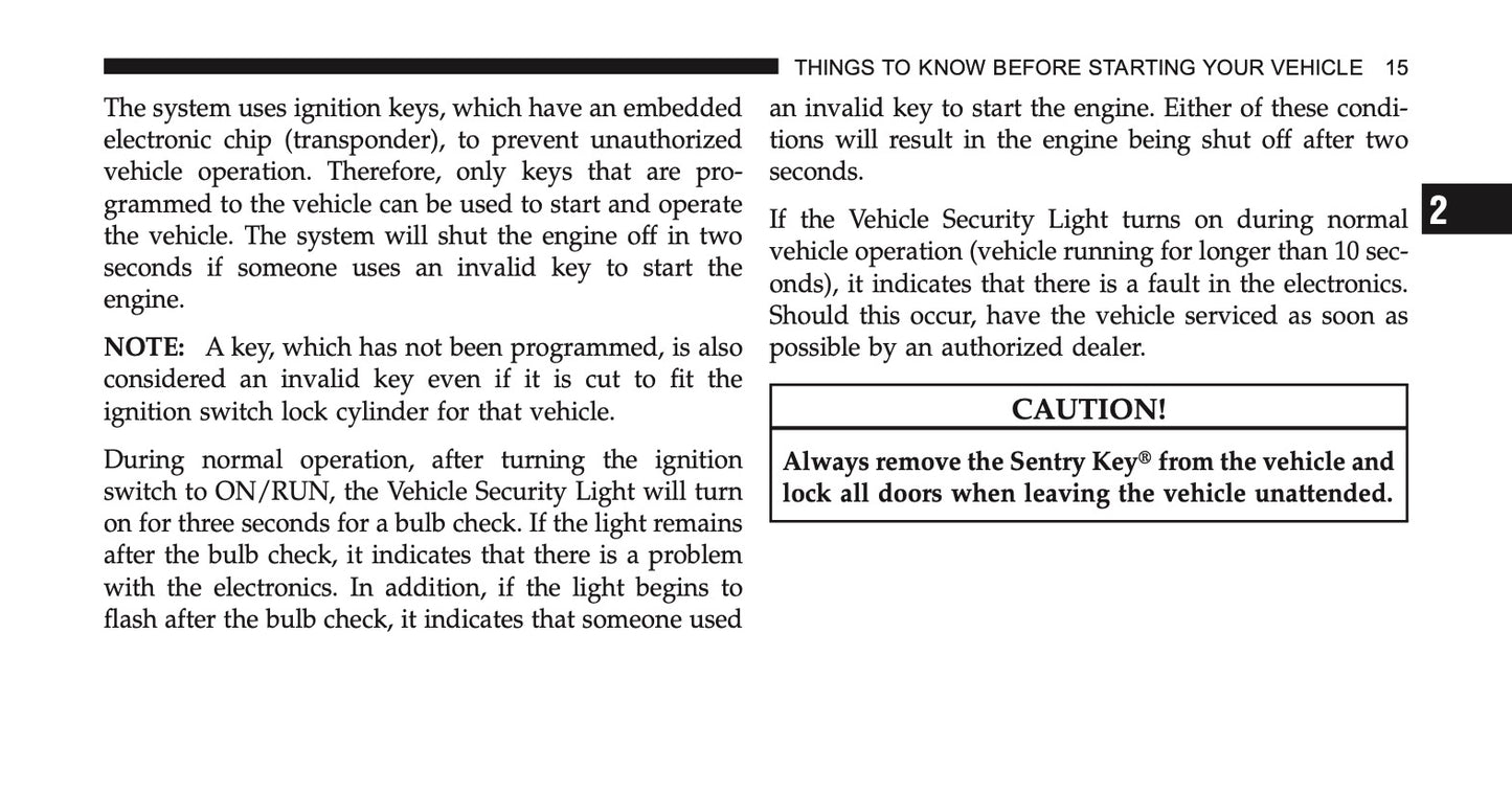 2011 Chrysler 200 Convertible Owner's Manual | English US