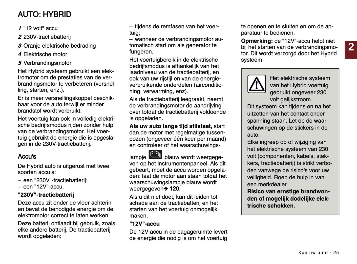 2024-2025 Dacia Bigster Owner's Manual | Dutch