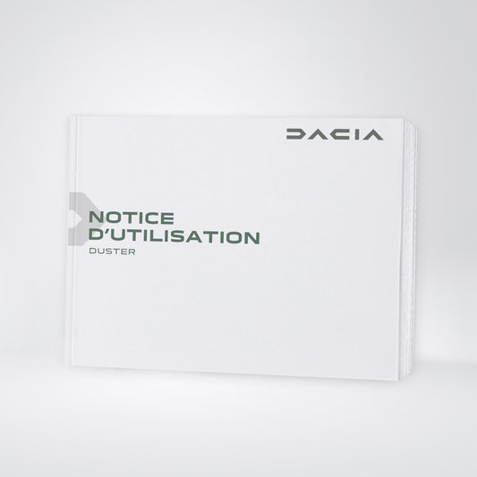 2024-2025 Dacia Duster Owner's Manual | French