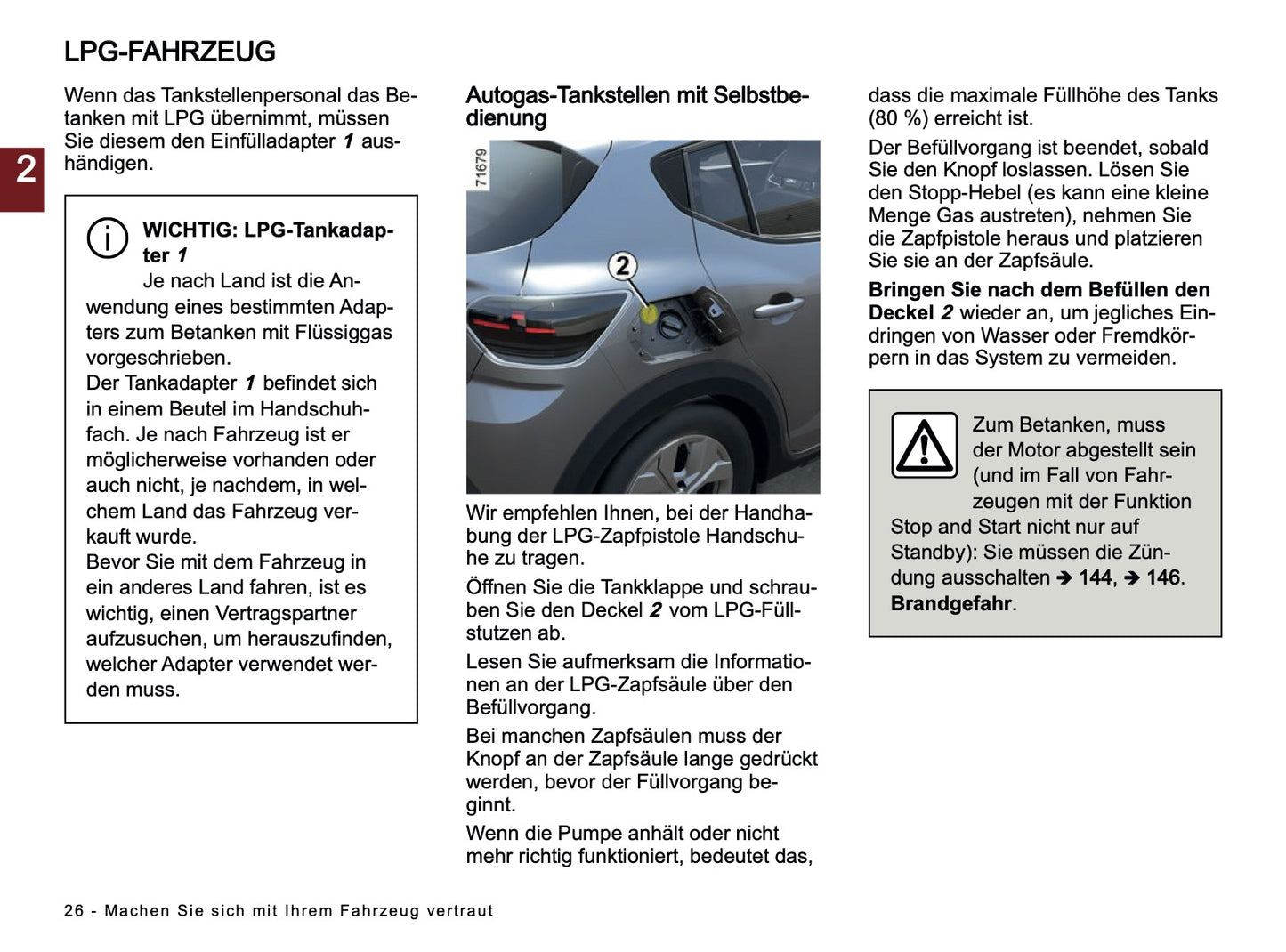 2025-2026 Dacia Sandero/Sandero Stepway Owner's Manual | German