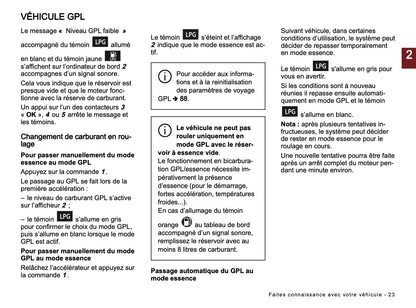 2024-2025 Dacia Sandero/Sandero Stepway Owner's Manual | French