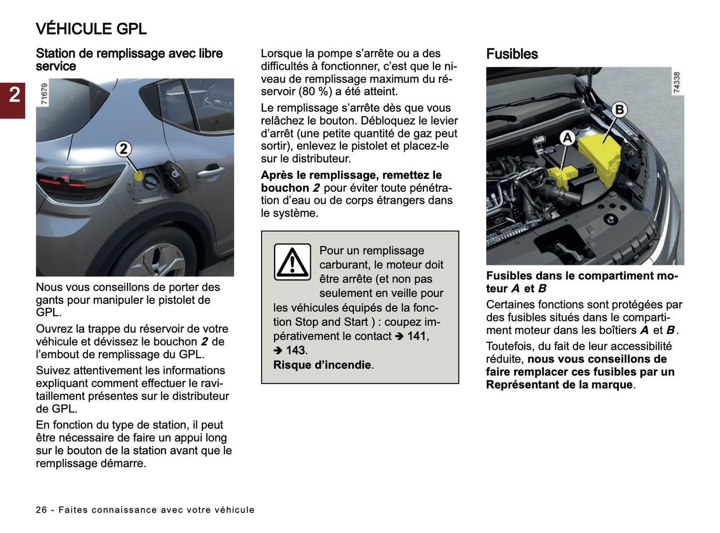 2025-2026 Dacia Sandero/Sandero Stepway Owner's Manual | French