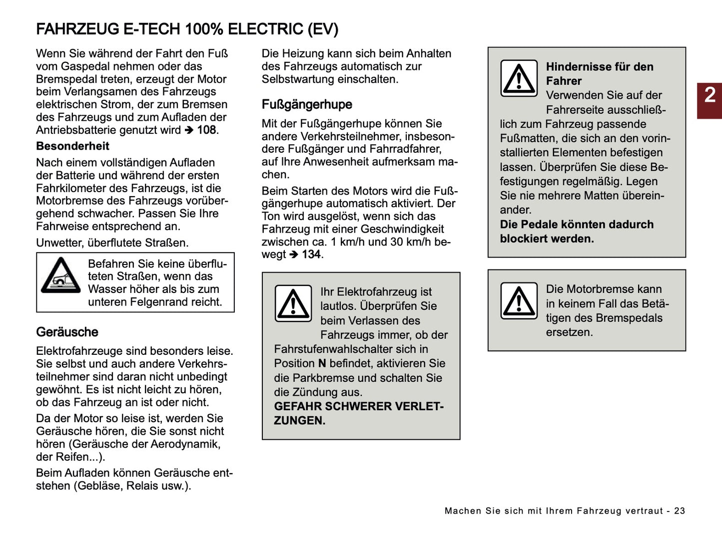 2024-2025 Dacia Spring Electric Owner's Manual | German