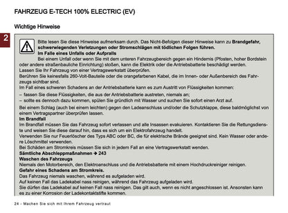 2024-2025 Dacia Spring Electric Owner's Manual | German