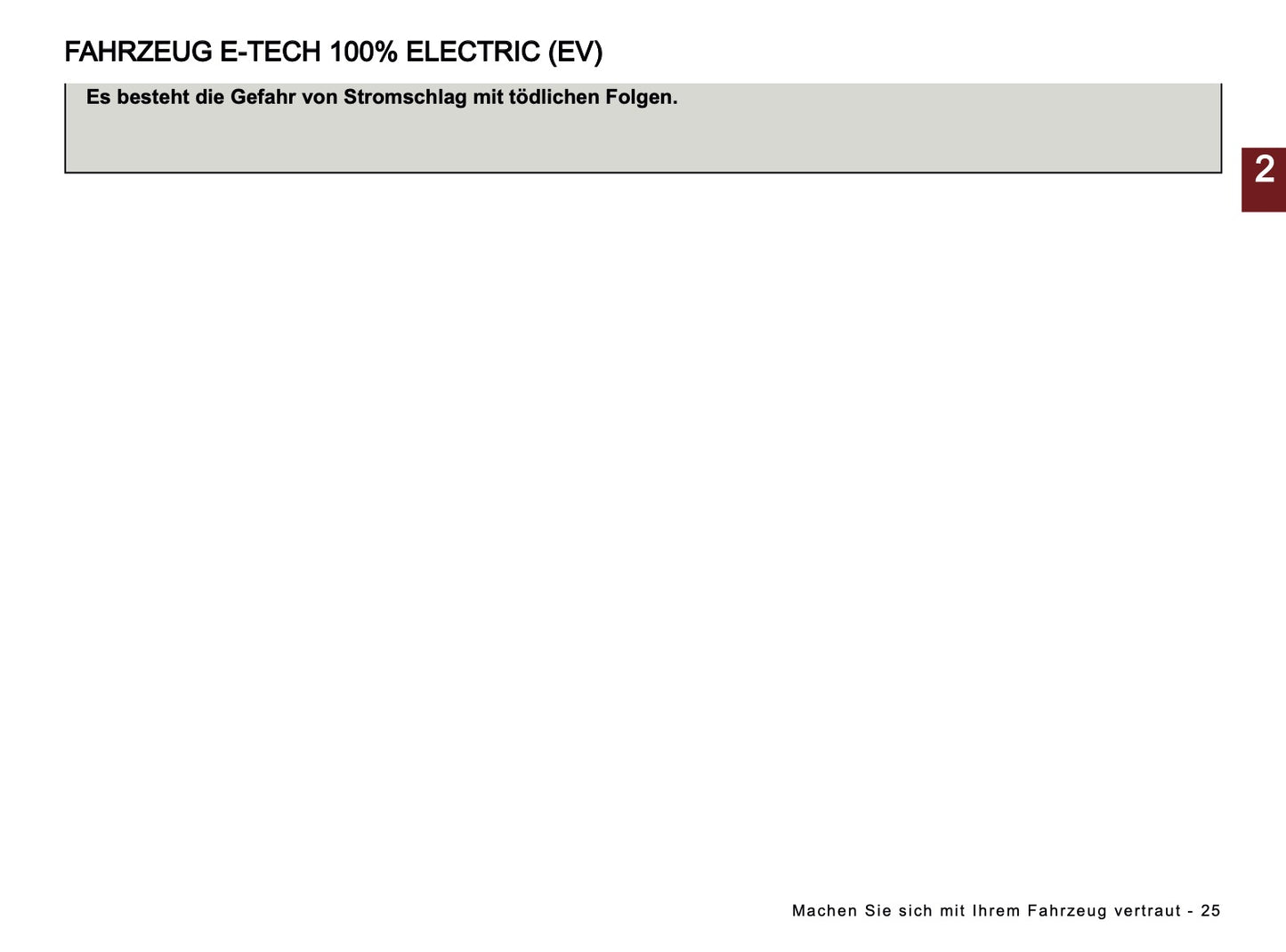 2024-2025 Dacia Spring Electric Owner's Manual | German