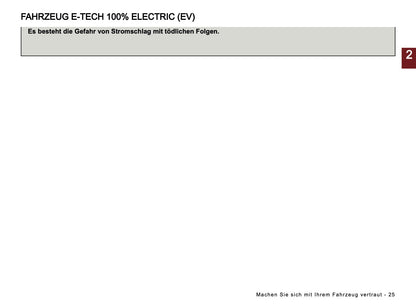 2024-2025 Dacia Spring Electric Owner's Manual | German