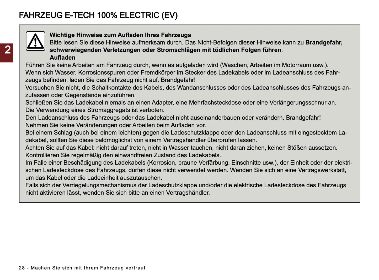 2024-2025 Dacia Spring Electric Owner's Manual | German