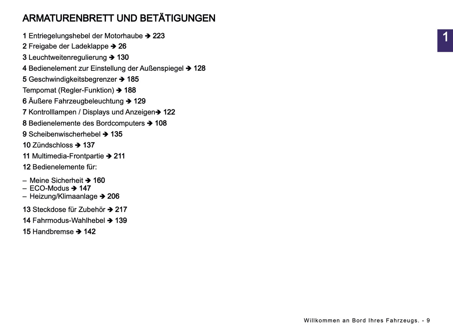 2024-2025 Dacia Spring Electric Owner's Manual | German