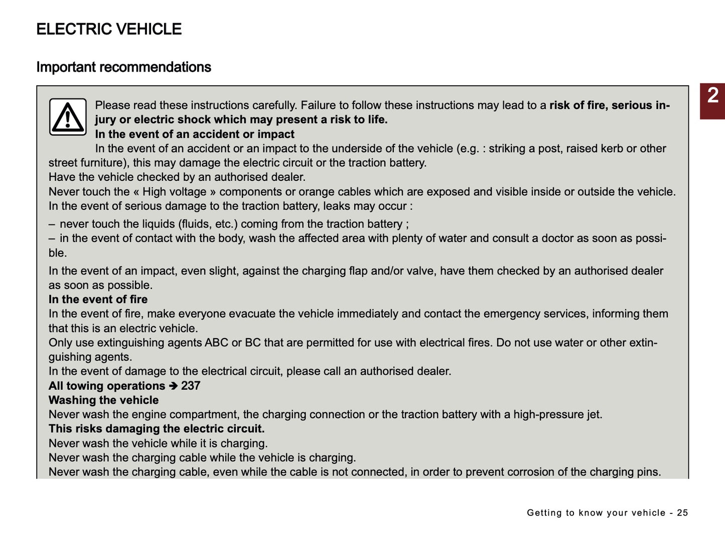 2026 Dacia Spring Electric Owner's Manual | English