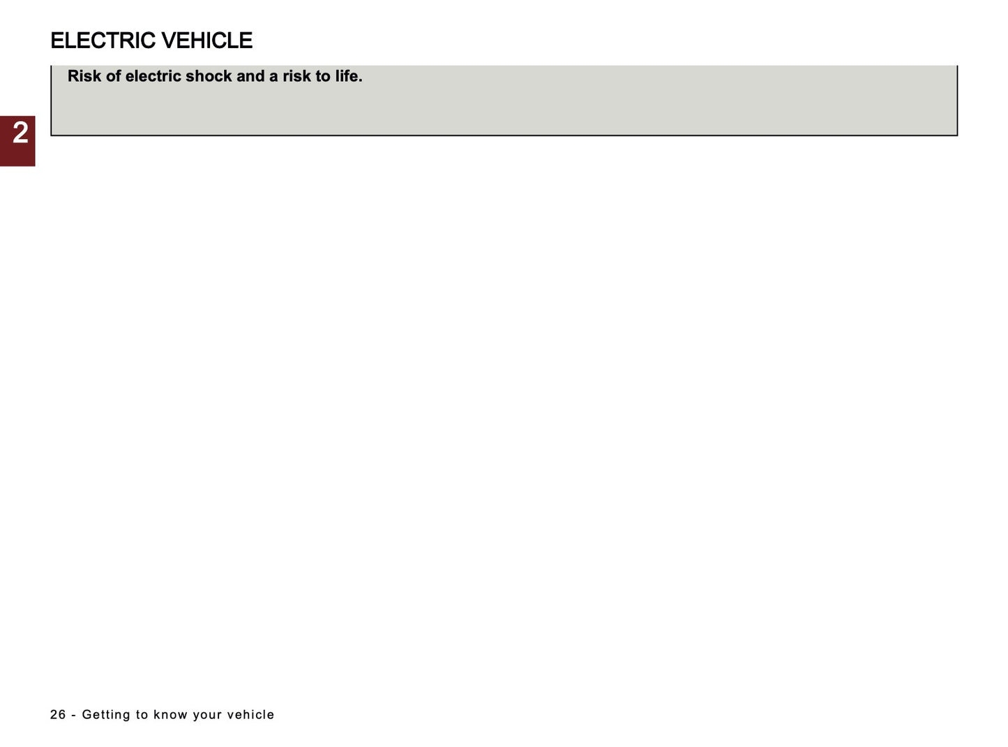 2026 Dacia Spring Electric Owner's Manual | English