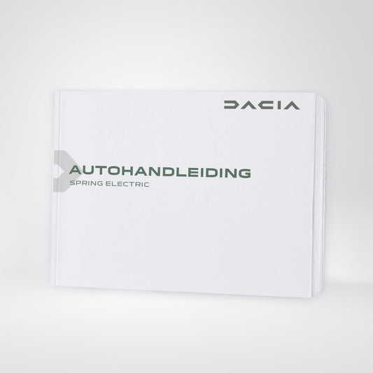 2024-2025 Dacia Spring Electric Owner's Manual | Dutch