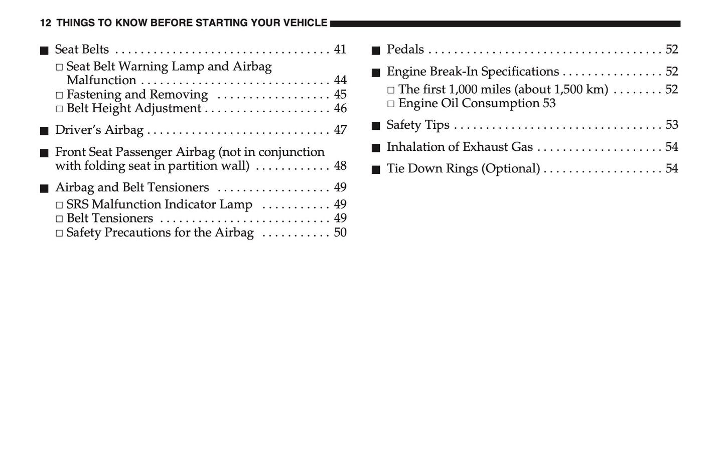 2005 Dodge Sprinter Owner's Manual | English US