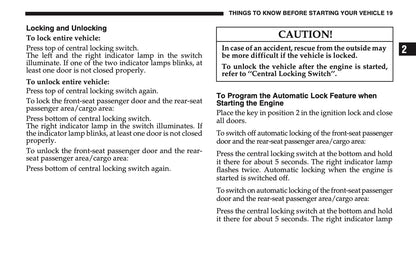 2005 Dodge Sprinter Owner's Manual | English US
