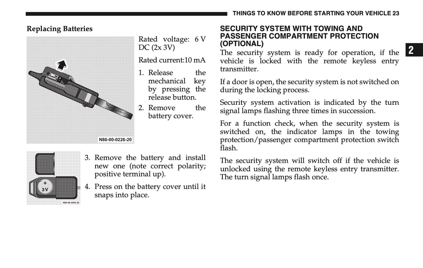 2005 Dodge Sprinter Owner's Manual | English US