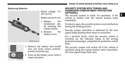 2005 Dodge Sprinter Owner's Manual | English US
