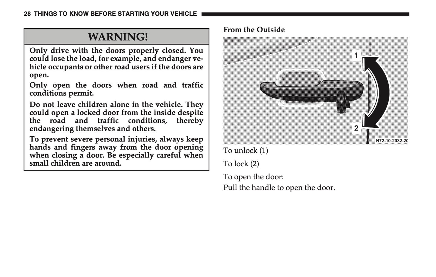 2005 Dodge Sprinter Owner's Manual | English US
