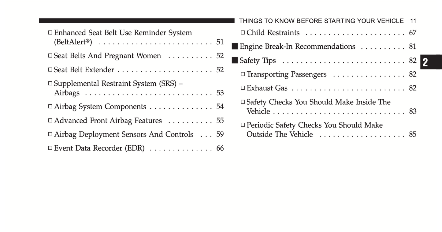 2011 Ram Trucks 1500/2500/3500 Owner's Manual | English