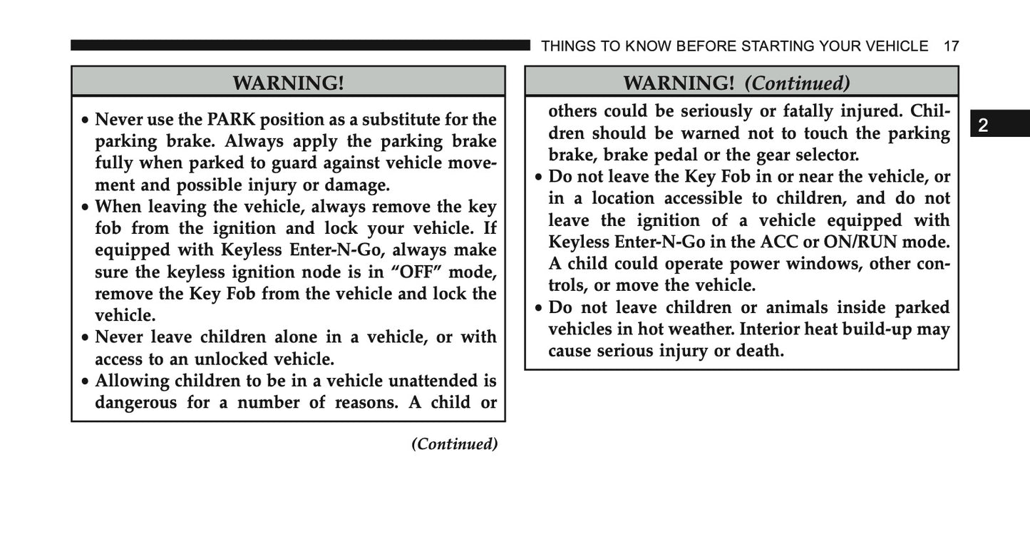 2015 Ram Trucks 1500/2500/3500 Owner's Manual | English US