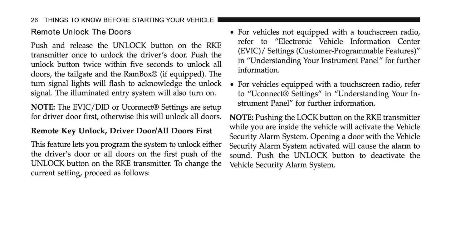2015 Ram Trucks 1500/2500/3500 Owner's Manual | English US