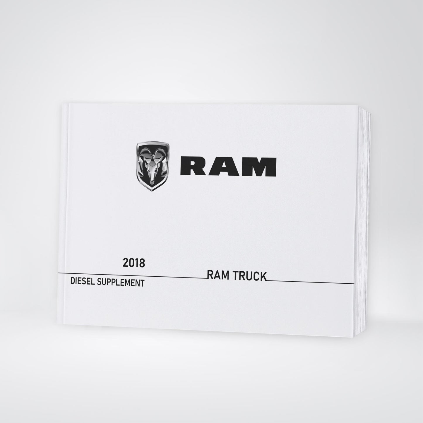 2018 Ram Truck Diesel Aanvullende Handleiding | Engels