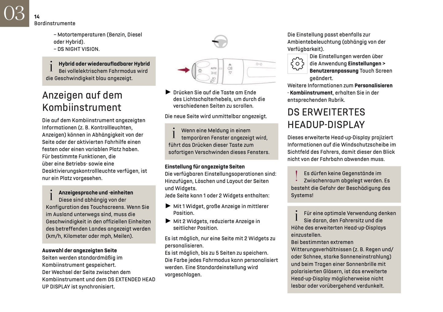 2024-2025 DS Automobiles DS4 Owner's Manual | German