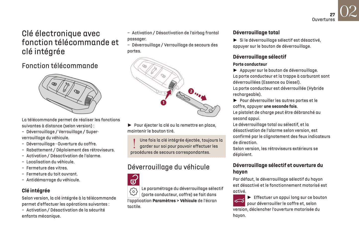 2023-2025 DS Automobiles DS7 Owner's Manual | French