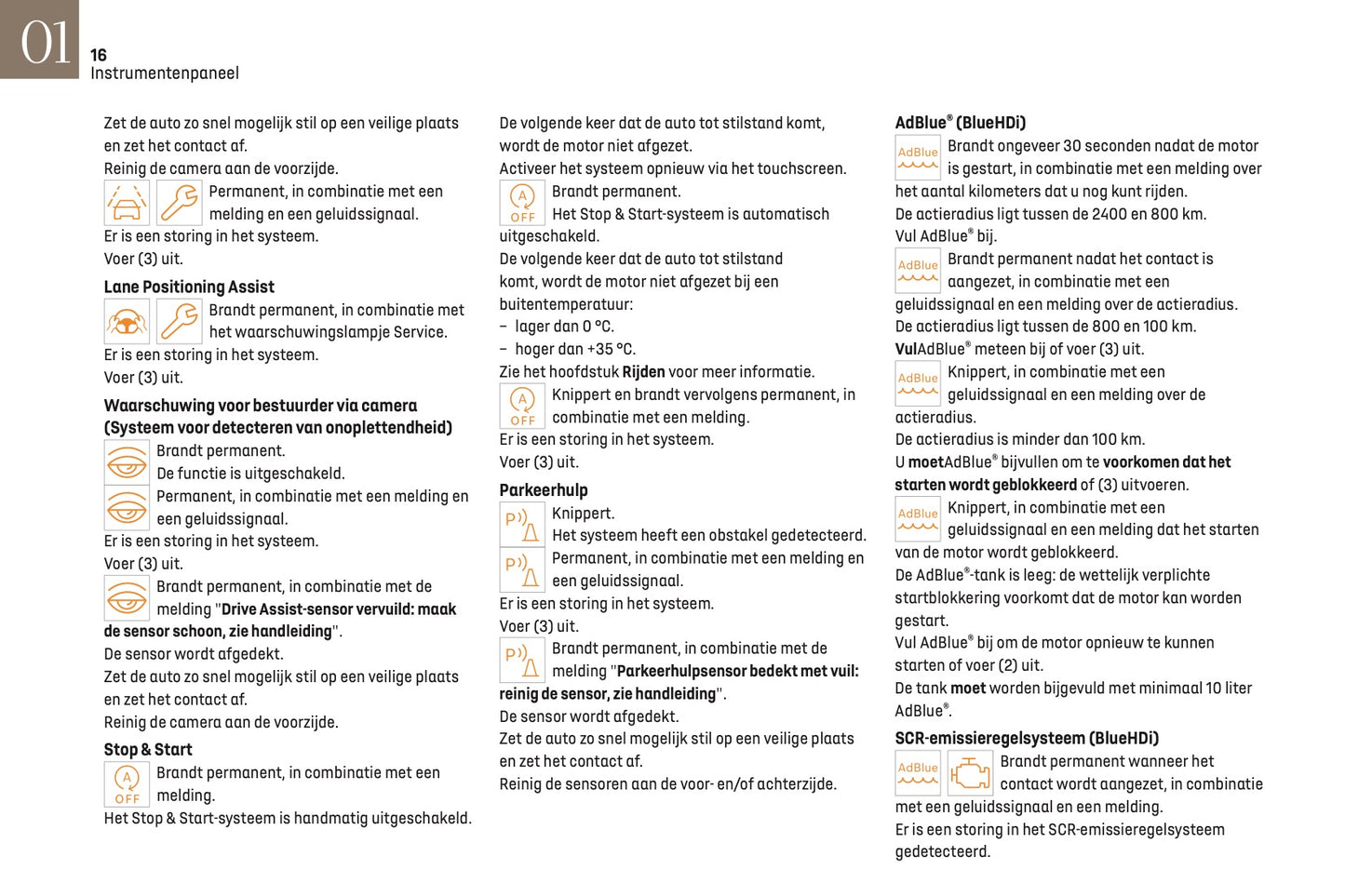 2023-2025 DS Automobiles DS 7 Owner's Manual | Dutch
